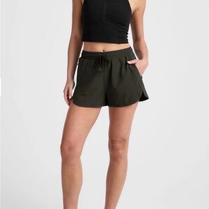 Olive Green Women's Shorts